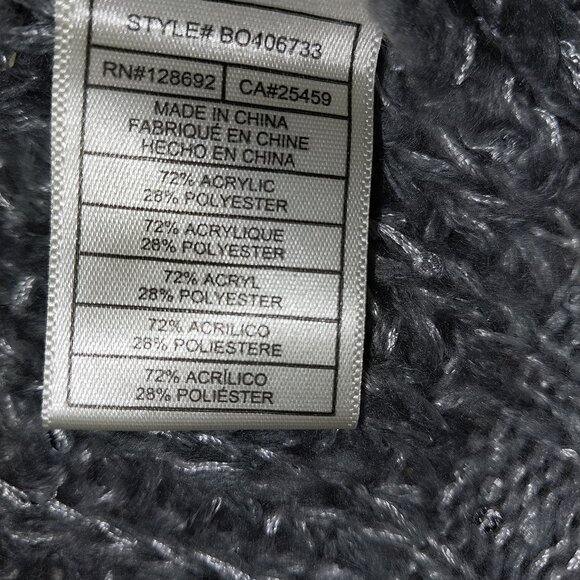 Steve Madden New with Tags Size L Women's Heather Grey Sweater - Picture 4 of 4